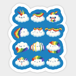 Hair Clouds Sticker